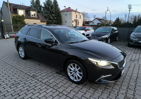 Mazda 6 cena 53999 przebieg: 186000, rok produkcji 2017 z Tuchola małe 466